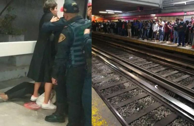 Por riña entre mujeres, se reporta caos en Línea 1 del Metro