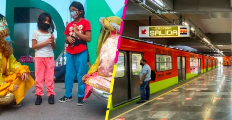 Metro apoya a los “Reyes Magos” para transportar sus regalos