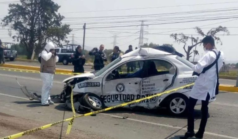 Durante percance automovilístico en Tecámac, hombre pierde la vida