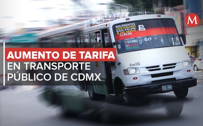 A partir de hoy tarifa del transporte público en CDMX aumenta un peso