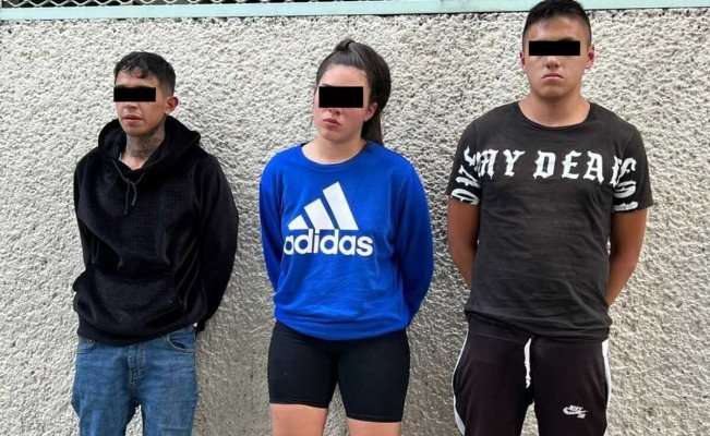 Caen tres jóvenes de banda de robo de autopartes en Polanco