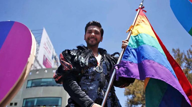Nezahualcóyotl celebró su primera marcha del orgullo LGBT+