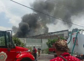 Tras explosión de fabrica no se reportan personas lesionadas
