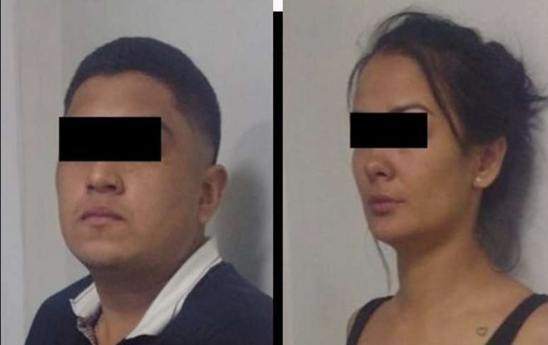 Capturan a pareja extorsionadora en Coacalco