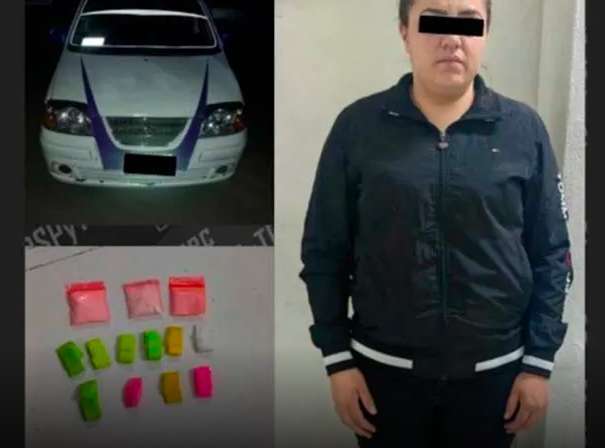 Damita es detenida por vender narcóticos en calles de Ecatepec