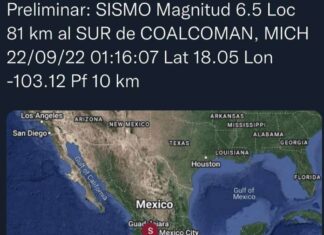 Vuelve temblar, se reporta sismo este 22 de septiembre por la madrugada