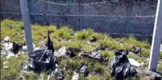 Abandonan varias bolsas con restos humanos en Coacalco