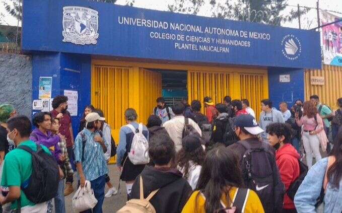 Comunidad estudiantil decide paro en el CCH Naucalpan por 72 horas