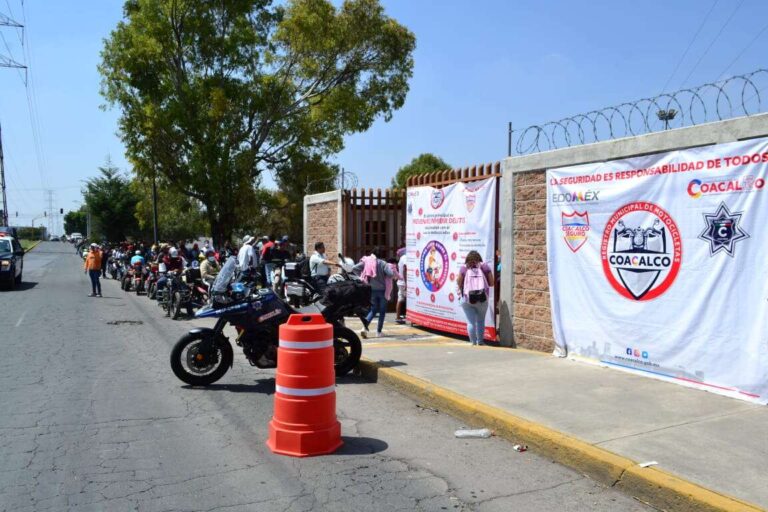 Motociclistas de Coacalco se niegan a inscribirse en padrón que busca bajar delitos