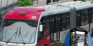 Con unidad en marcha, se abren puertas del mexibus en Coacalco