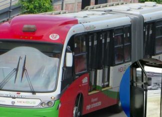 Con unidad en marcha, se abren puertas del mexibus en Coacalco