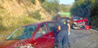 Fuerte accidente sobre la carretera Naucalpan Ixtlahuaca