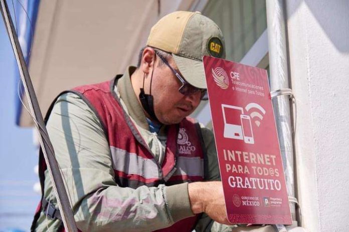 Instalan en Chalco, Internet para Todos