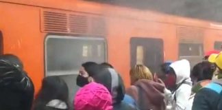 Reportan usuarios del Metro de la Cdmx humo en la Línea B
