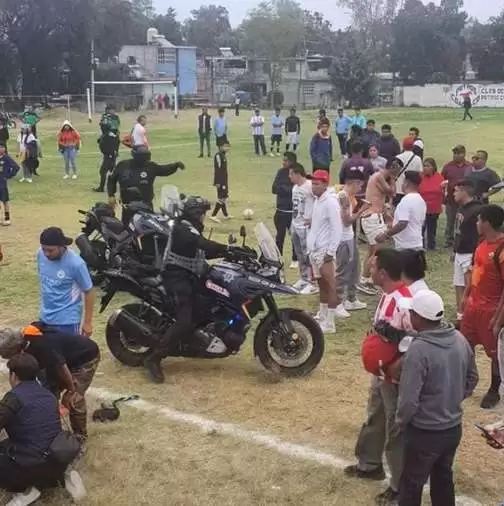 Se desata balacera en campo de futbol en Coacalco 1