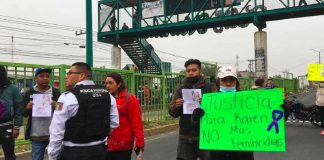 Bloquean avenida Bordo de Xochiaca , familiares exigen entrega de cuerpo hallado