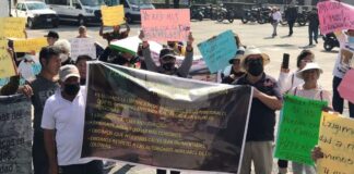 Pobladores protestan ante la falta de agua y seguridad en Naucalpan