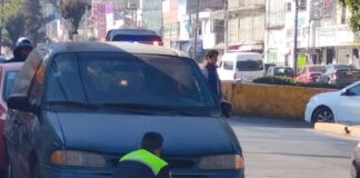 Policías de Coacalco haciendo su aguinaldo