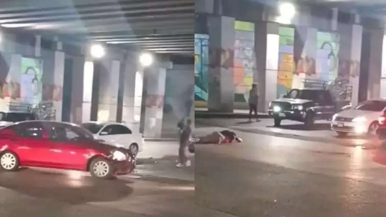 Tras altercado conductor atropella a un hombre en #Metepec; ya fue detenido