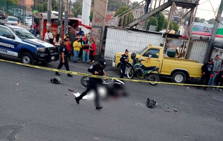 Muere motociclista arrollado en Naucalpan