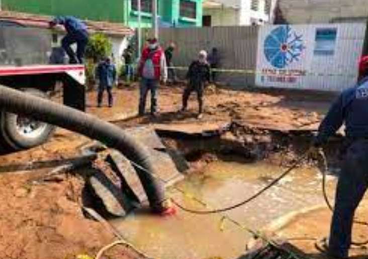 Ruptura de ducto deja sin agua 6 municipios del EdoMéx