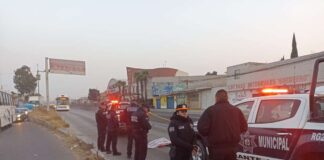 Arrollan a mujer que intentaba cruzar carril de Mexibús en Ecatepec