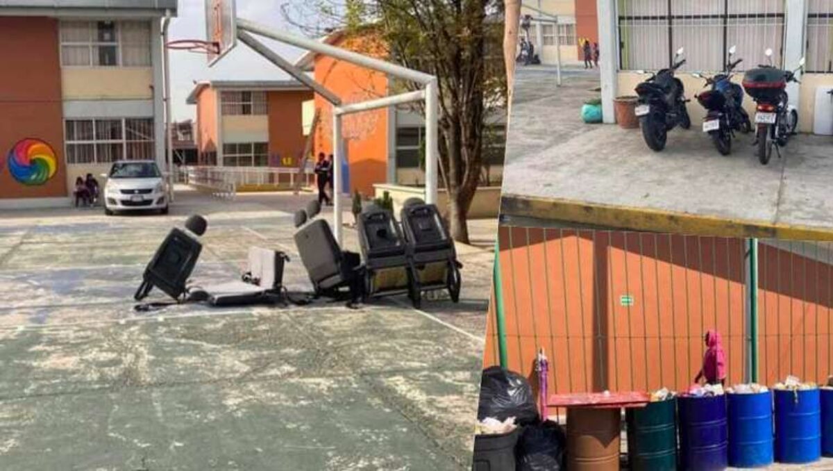 Maestros de la Anexa a la Normal 4 de Neza se van a huelga de hambre