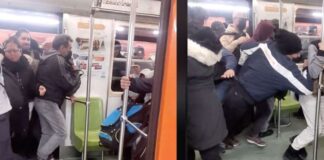 Por un lugar!, Tiran a pasajero al suelo el Metro Pantitlán
