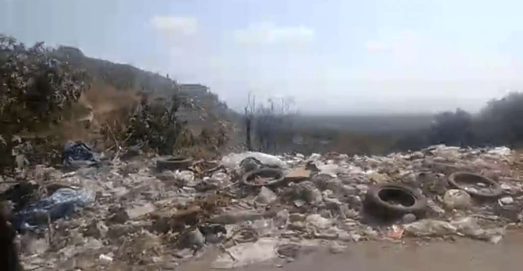 Queman basura en la montaña que afecta a escuela de Valle de Chalco 2