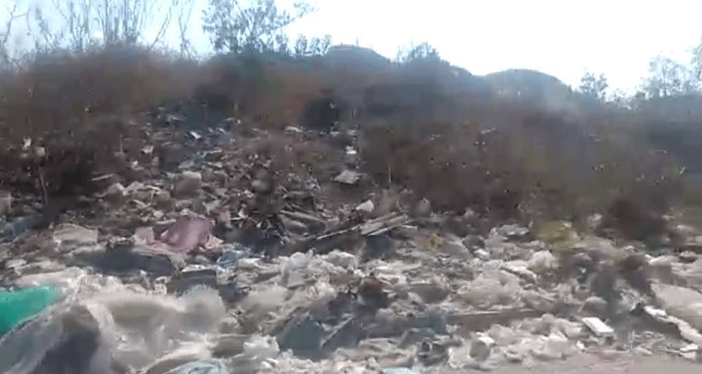 Queman basura en la montaña que afecta a escuela de Valle de Chalco 3