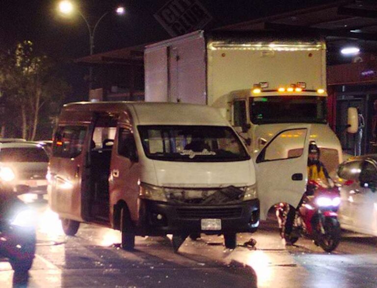 Se registra accidente vial sobre la Vialidad López Portillo