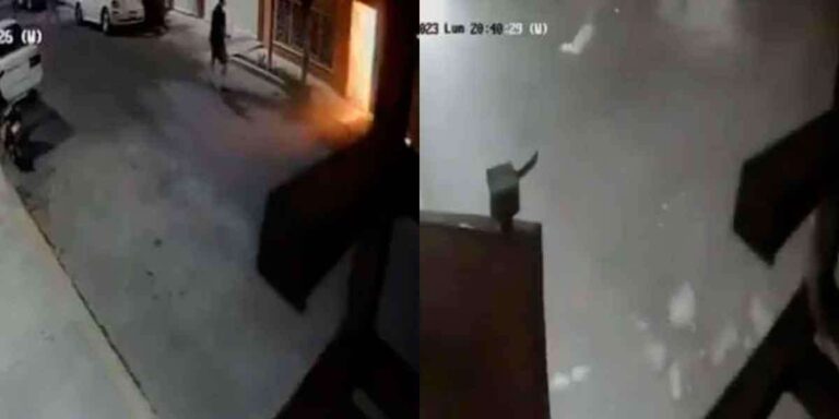 VIDEO capta el momento exacto de la explosion por gas en una casa de Nezahualcoyotl