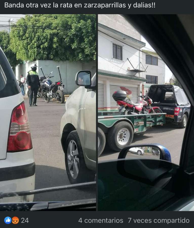 En Coacalco, la doble placa en motos generó corrupción 2