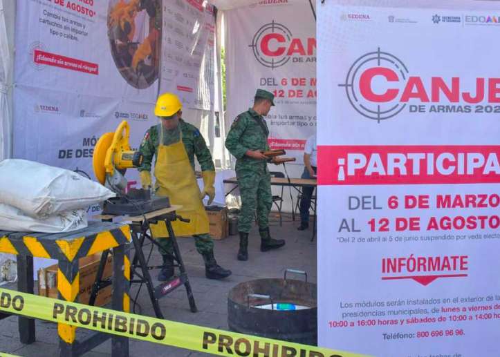 Neza y Ecatepec inician programa de Canje de Armas; hasta 18 mil pesos de recompensa