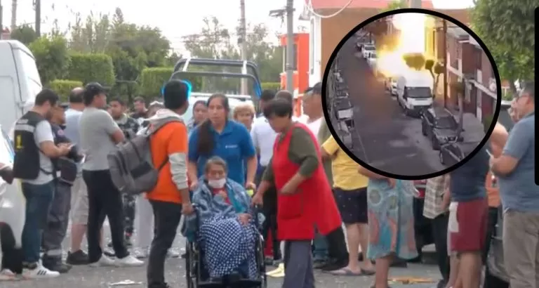 Deja cuatro personas lesionadas explosión en Nezahualcóyotl 01