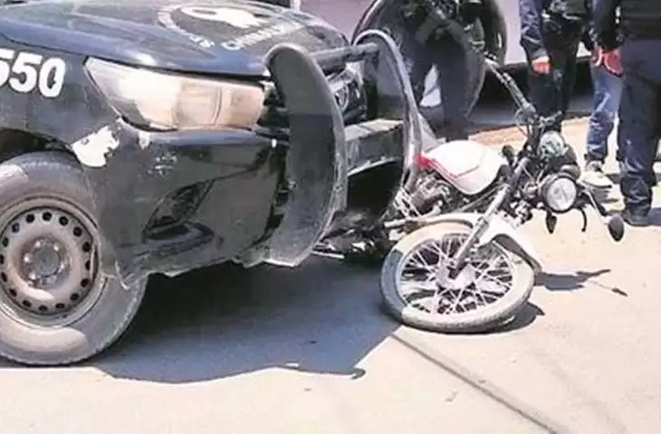 Bebé en motocicleta pierde la vida tras impactarse contra patrulla en Chimalhuacán