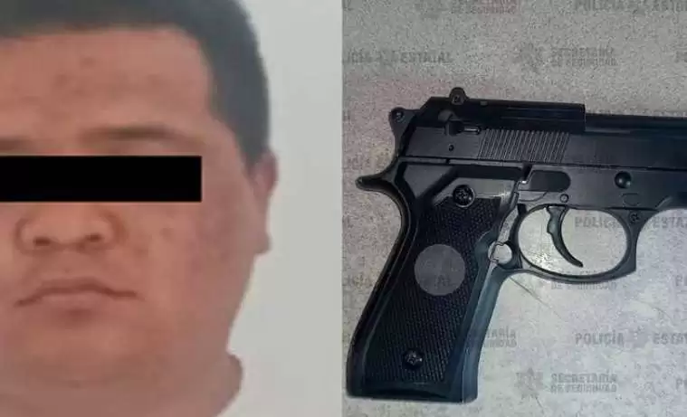 Cae sujeto que asaltó a una mujer con pistola falsa, en Naucalpan