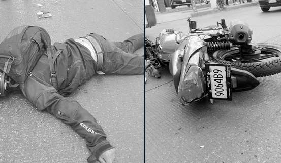 Biker pierde la vida tras ser arrollado sobre la Vía López Portillo 1