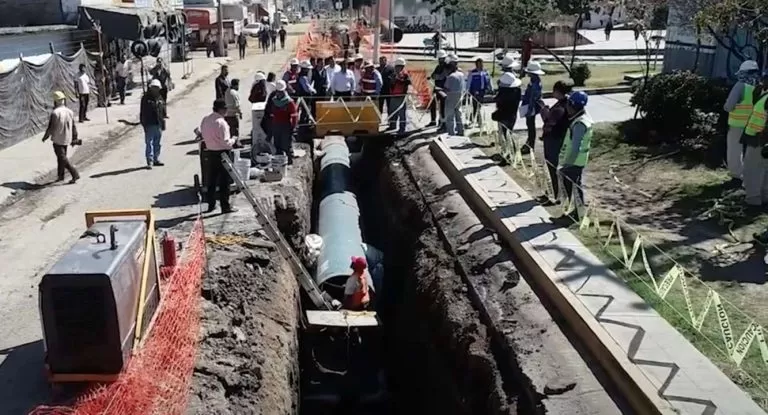 Exigen terminación urgente de obras de agua potable en Nezahualcóyotl