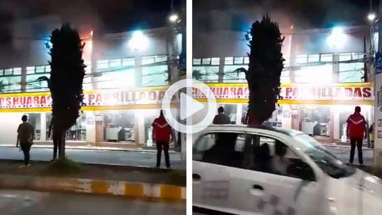 Acumulación de gas prende en llamas taquería en Coacalco