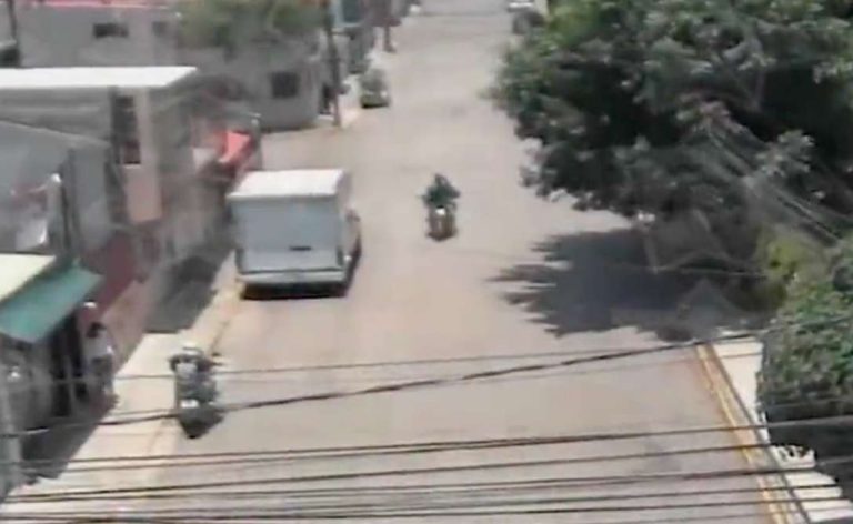 Así capturan a un menor de edad por robo de una motocicleta en Coacalco