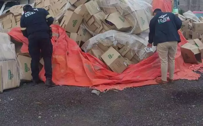 Recuperan en Ecatepec más de 700 cajas de Sabritas robadas de manera violenta