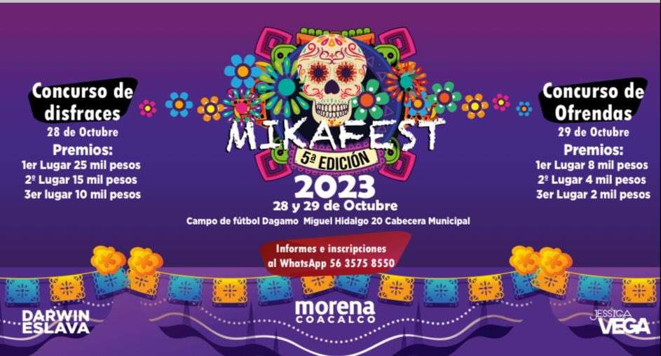 Invitan hoy a los Coacalquenses al Mikafest, Celebra su Quinta Edición 1