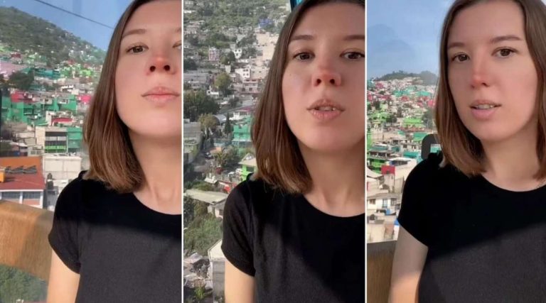Rusa desea vivir en Ecatepec por lo colorido de las casas