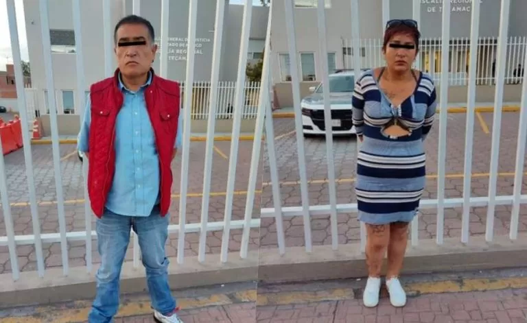 Detienen a pareja que se dedicaría a robar en Tecámac