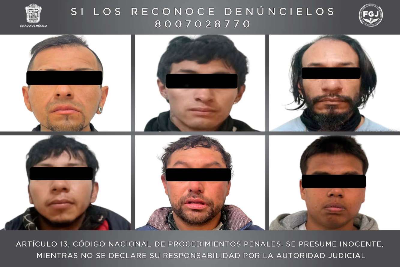 Caen Seis delincuentes por Robo de Vehículo en Coacalco