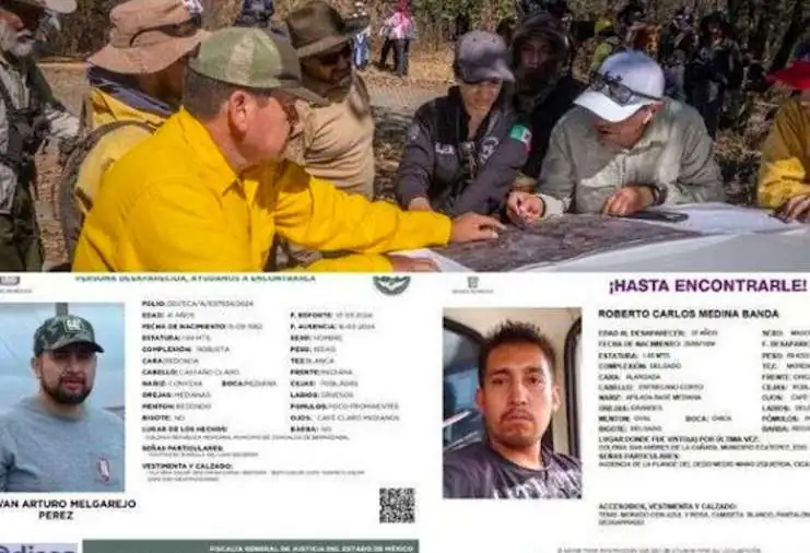 Buscan a dos hombres desaparecidos en Coacalco