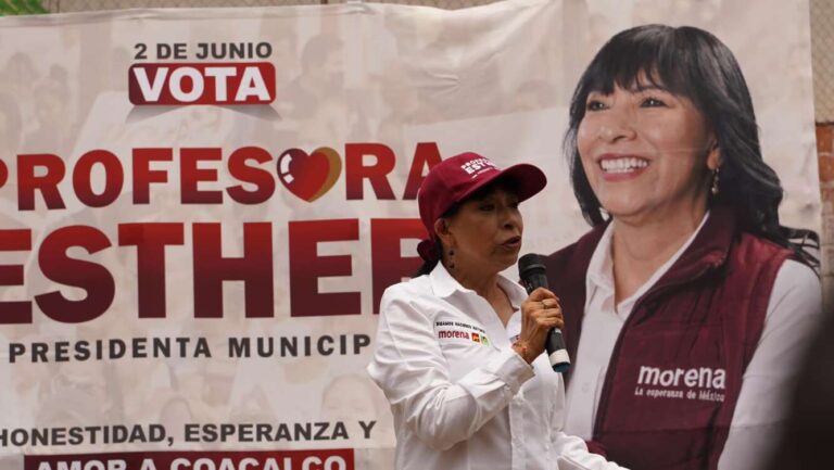 Profesora María Esther Rodríguez inicia campaña en Coacalco