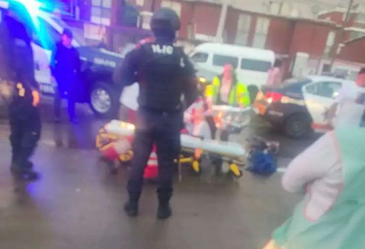 Tragedia bajo la lluvia, Dos personas atropellados en calles de Coacalco