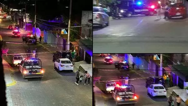 Motosicarios rafaguean a dos personas en pleno centro de Coacalco